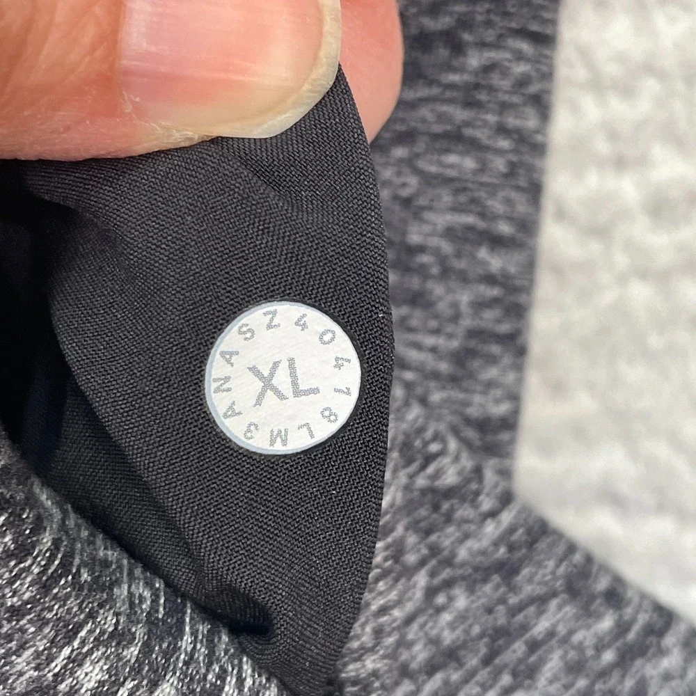 Lululemon Athletic Shirt Men's Size XL Gray Crew Neck Long Sleeve LM3ANASZ40418 - Picture 7 of 7